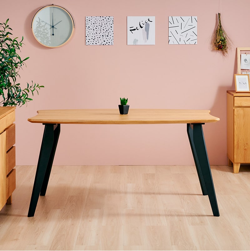 ダイニングテーブル 単品 140cm 4人掛け オーク カインドB