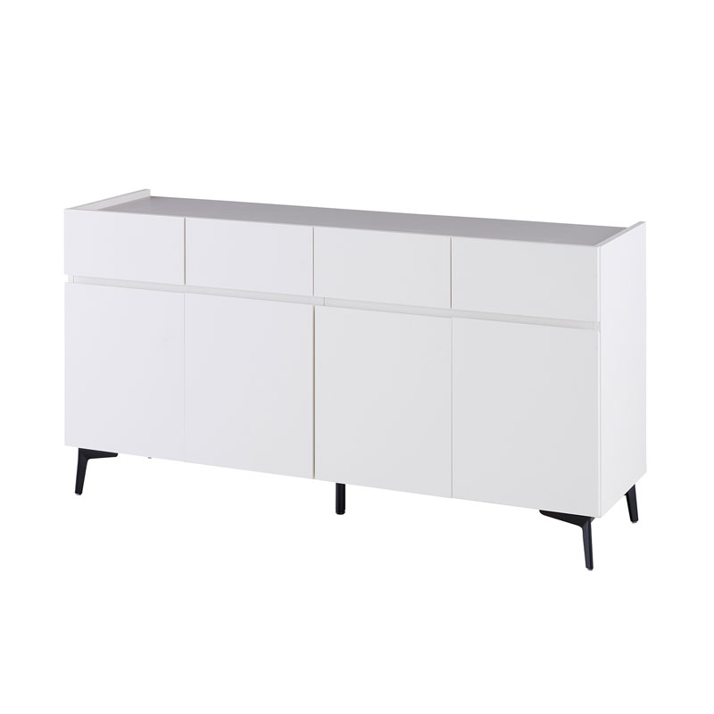 【組立・設置付配送】 サイドボード キャビネット 150cm 脚付き 日本製 大川家具 マット2