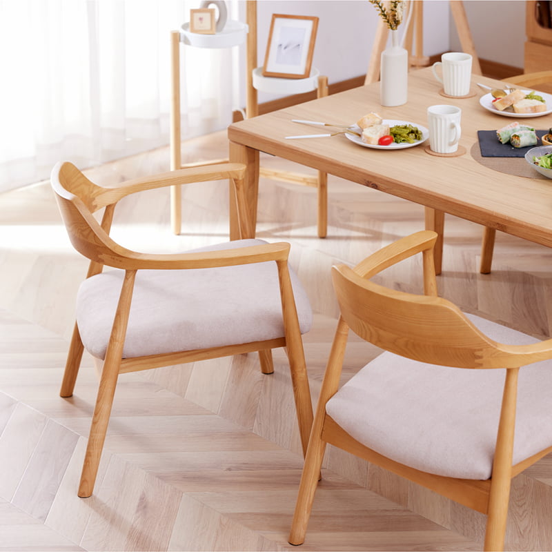 ダイニングチェア 1脚 単品 ローチェア バズ