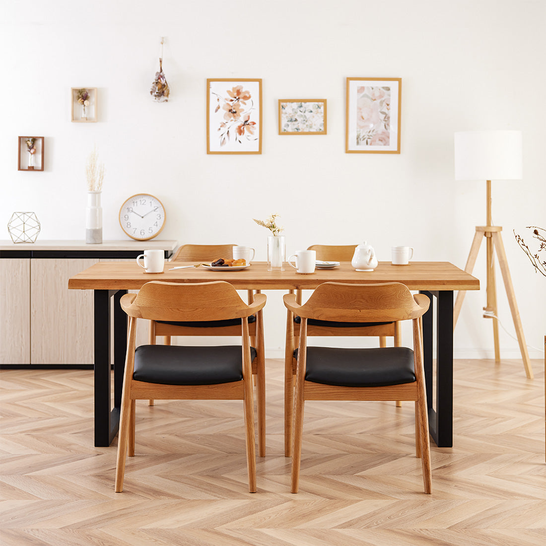 ダイニングチェア 1脚 単品 肘付き ロティ