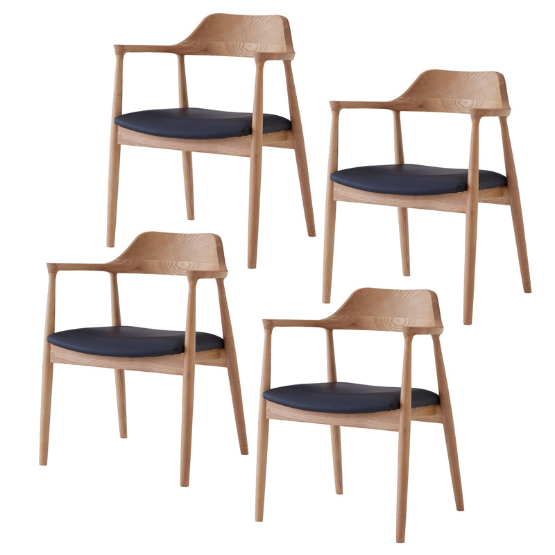 ダイニングチェア 4脚セット 肘付き ロティ