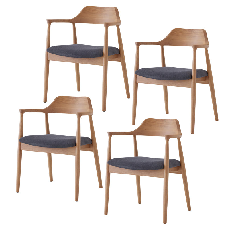 ダイニングチェア 4脚セット 肘付き ロティ