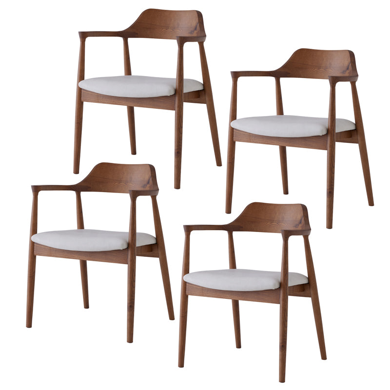 ダイニングチェア 4脚セット 肘付き ロティ