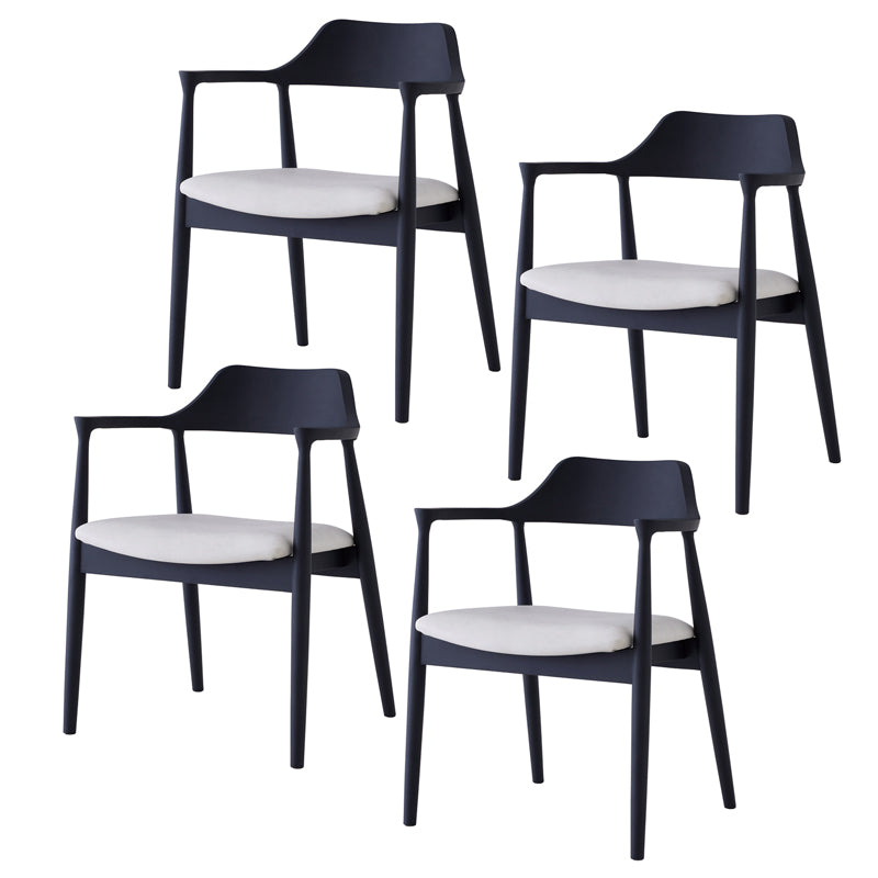 ダイニングチェア 4脚セット 肘付き ロティ