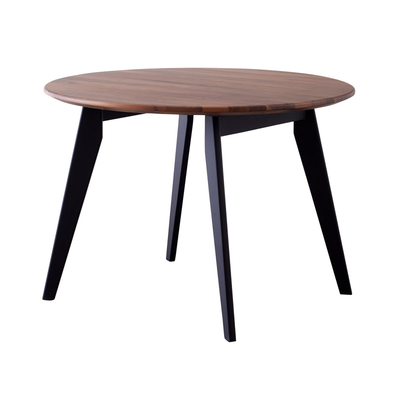 ダイニングテーブル 単品 100cm 円形 4人掛け ウォールナット カインドC