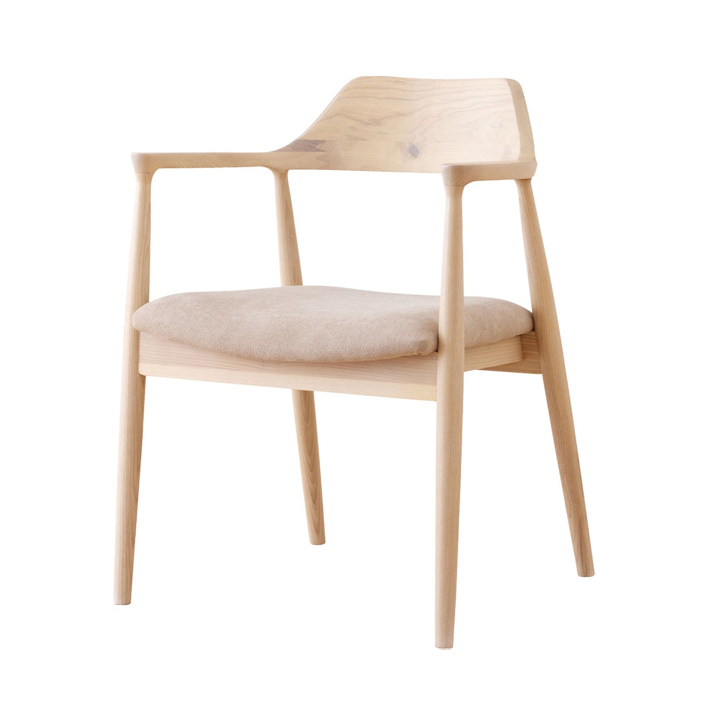 ダイニングチェア 1脚 単品 肘付き リリー