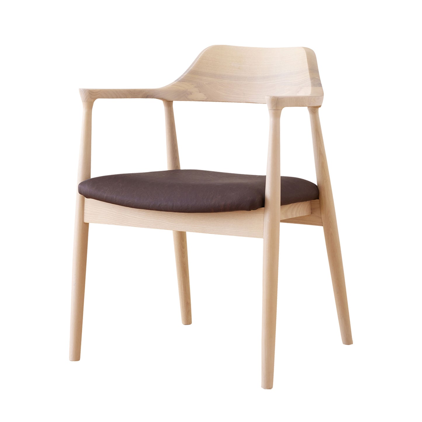 ダイニングチェア 1脚 単品 肘付き リリー