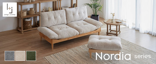 極上のもっちり座面と暮らしに馴染むNORDIA(ノルディア)ソファ