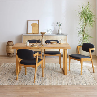ダイニングテーブル 単品 145cm 4人掛け オーク マドラス