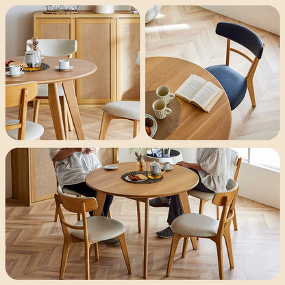 ダイニングセット 丸 100cm 5点セット 4人掛け オーク カインドC Hチェア