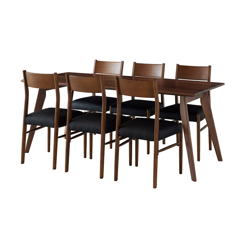 ダイニングセット 150cm 165cm 180cm  ウォールナット カインドA Kチェアセット