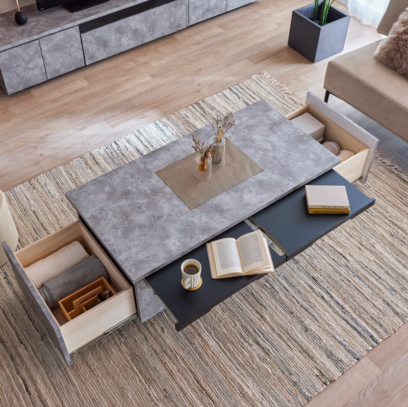 センターテーブル  リビングテーブル 120 長方形 大川家具 国産 完成品 GRI