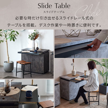 サイドボード キャビネット 幅80cm リビング収納  大川家具 国産 完成品 GRI