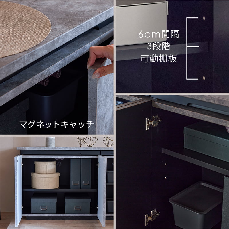 サイドボード キャビネット 幅120cm リビング収納  大川家具 国産 完成品 GRI