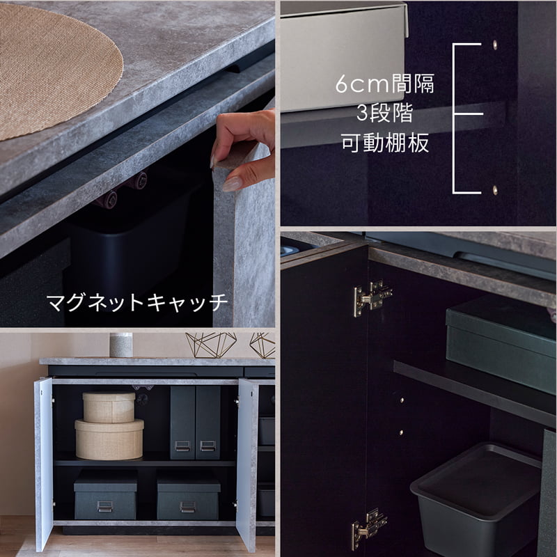 サイドボード キャビネット 幅160cm リビング収納  大川家具 国産 完成品 GRI