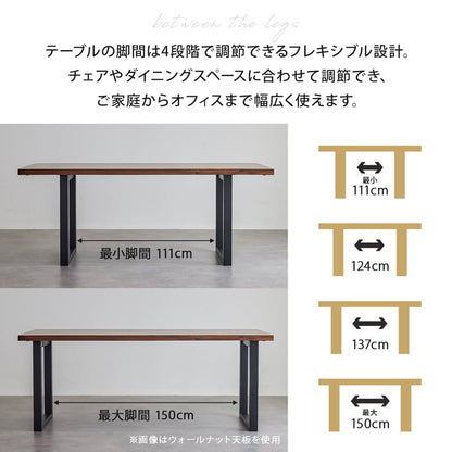 ダイニングセット 180cm 4点セット 4人 チェア ベンチ オーク シモワ