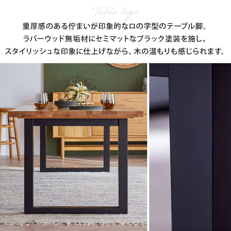 【組立・設置付配送】 ダイニングセット 210cm 4点セット チェア ベンチ オーク シモワ