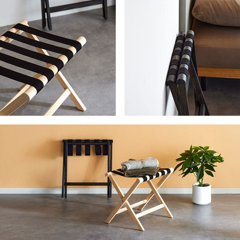 バゲージラック 折り畳み ひのき 国産 IKI